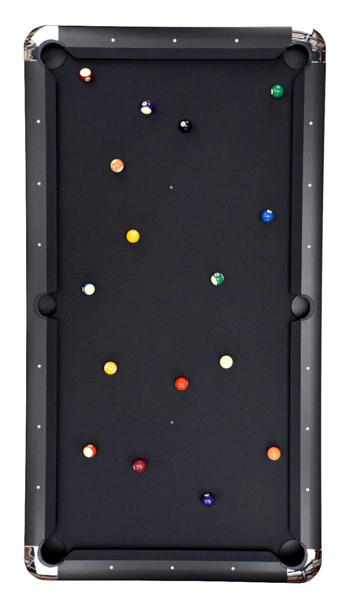 NORTH Gardone Pooltafel Zwart/Zwart 8FT 5/7