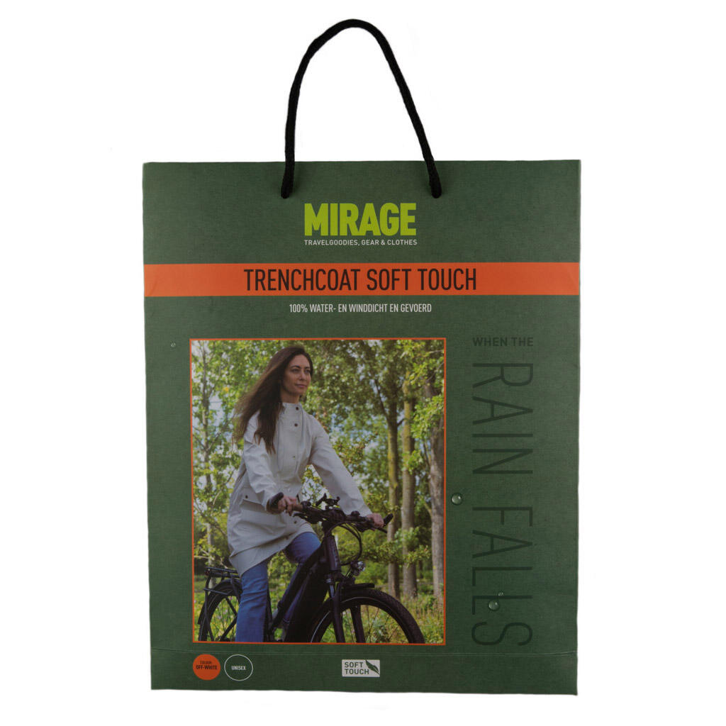 Mirage Regenmantel Niederschlag Trenchcoat - Größe S - aus Polyester weich 4/6