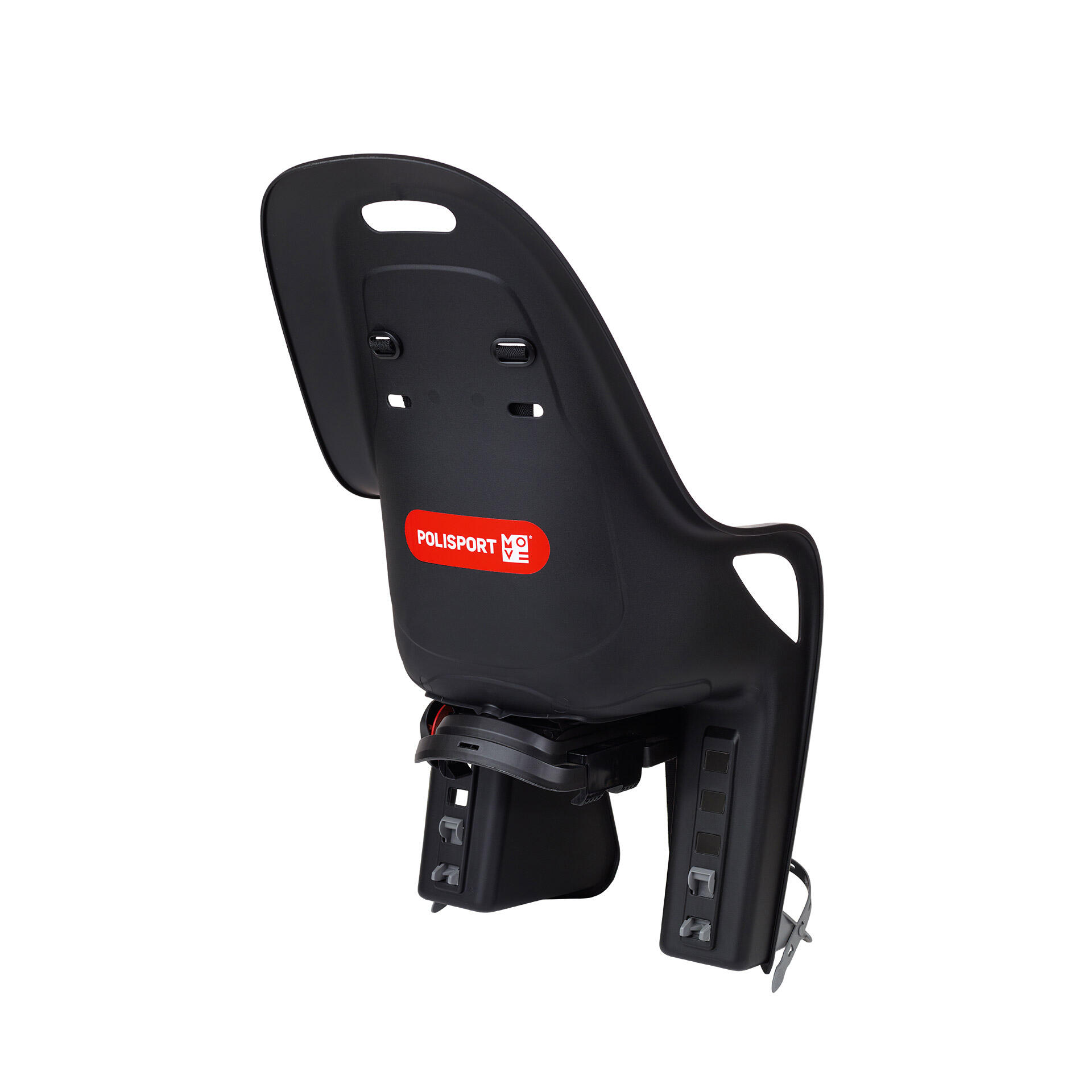 Polisport Koari CFS seggiolino posteriore per portapacchi nero/grigio. 4/5
