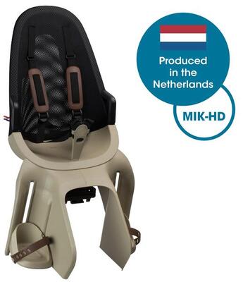 Qibbel Air Q752 Rücksitz MIK-HD Cappuccino – Der leichteste Fahrradsitz