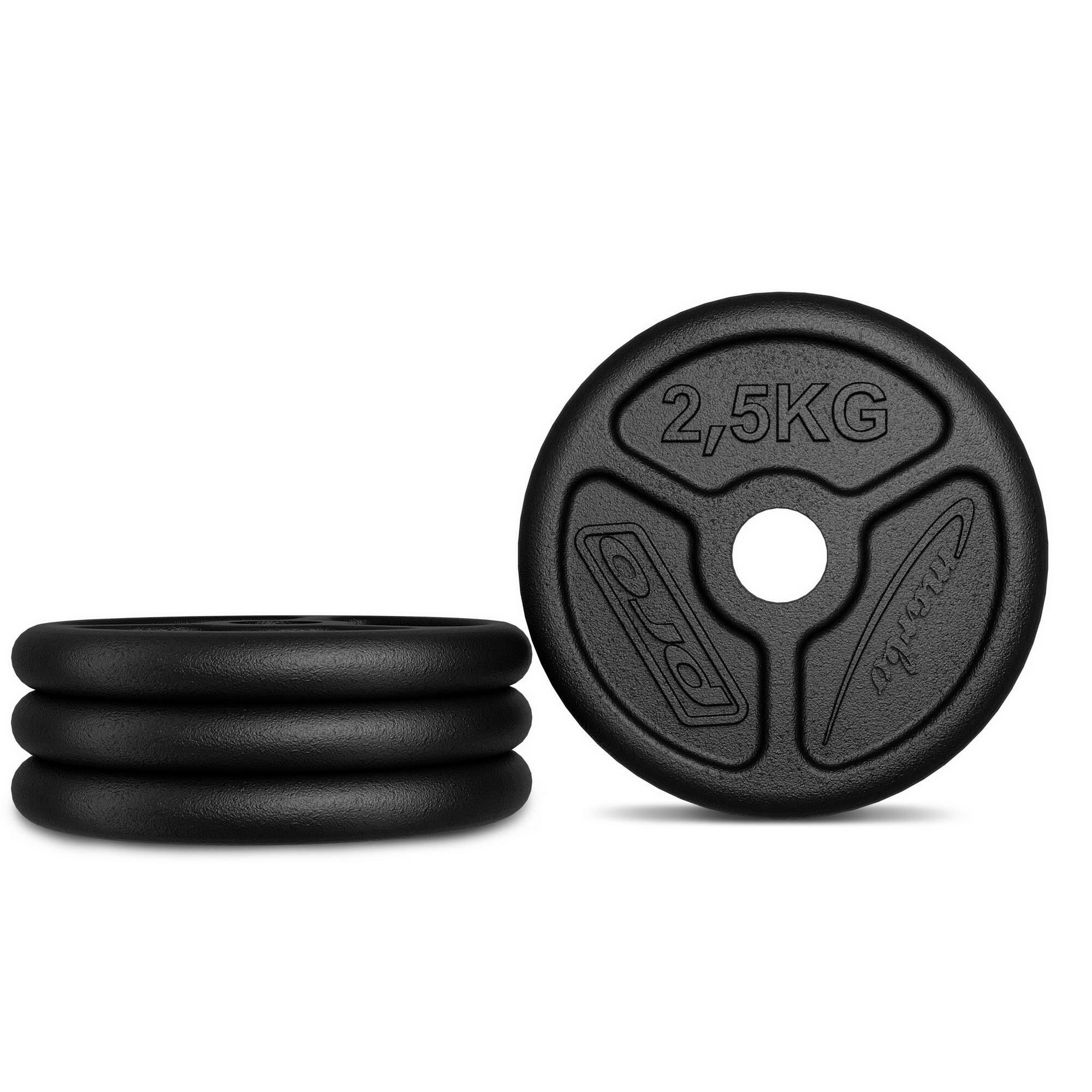 Obciążenie żeliwne SLIM 2,5kg Marbo Sport 2/4