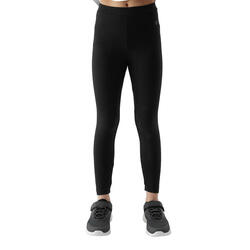 Meisjes Gebreide Effen Legging (Diep zwart)