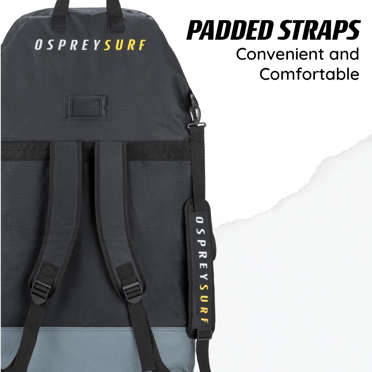 Osprey Bodyboard Bag, Fits up to 3 Boards, Padded Triple Storage Bag 5/6