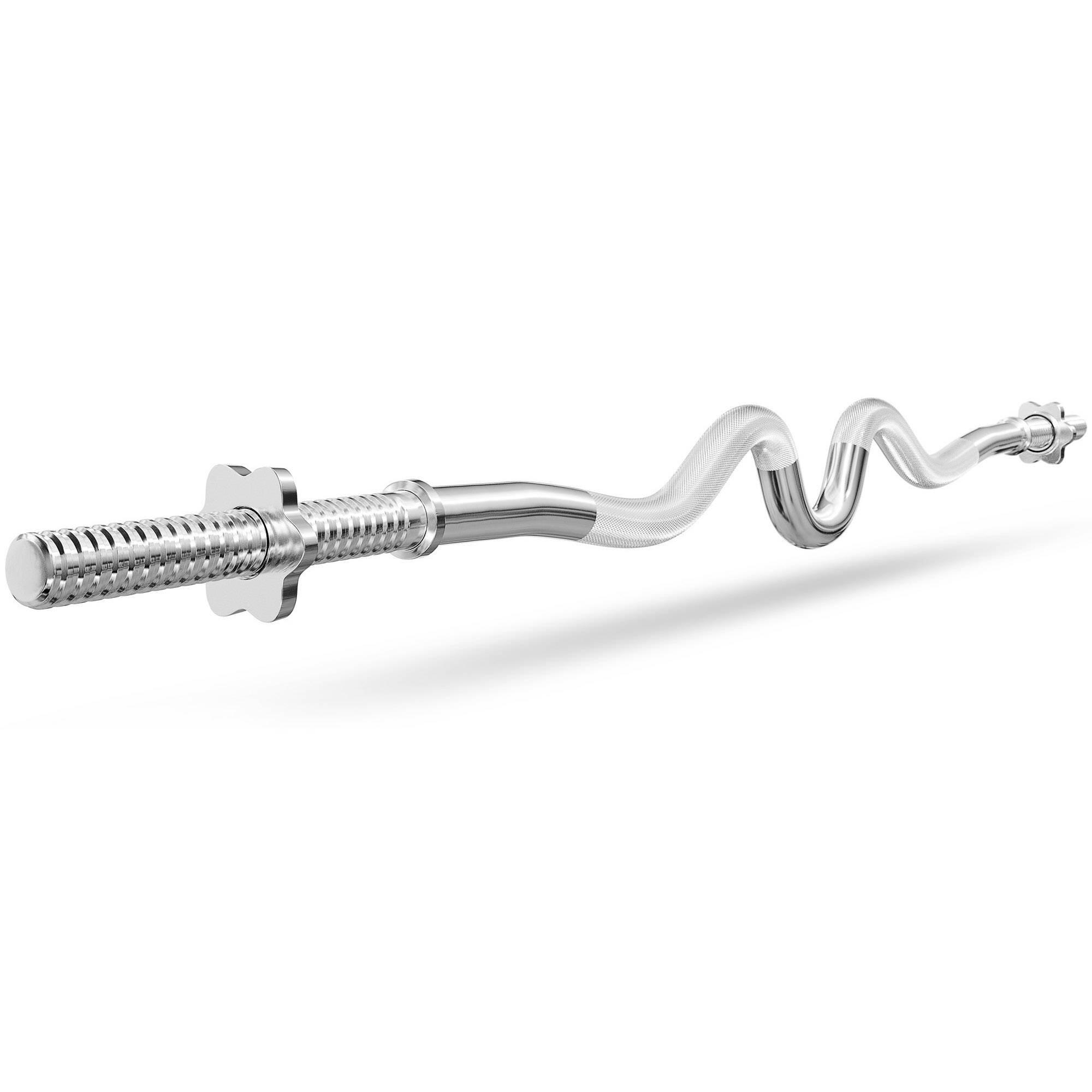 Marbo Sport - Barre D'Haltère Ultra Incurvée 120 Cm Marbo Sport - Barre De Musculation - Noir - Decathlon