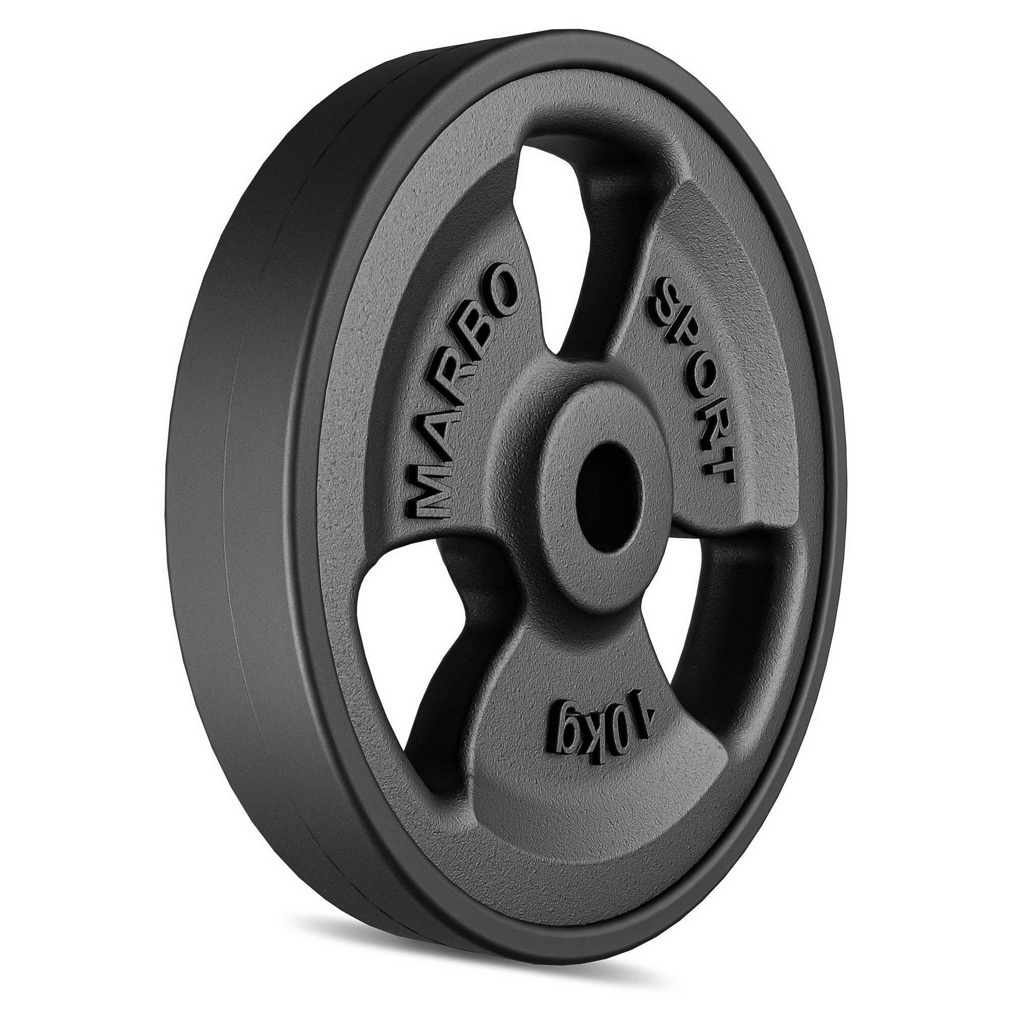 Obciążenie żeliwne gumowane 10kg Marbo Sport 4/5