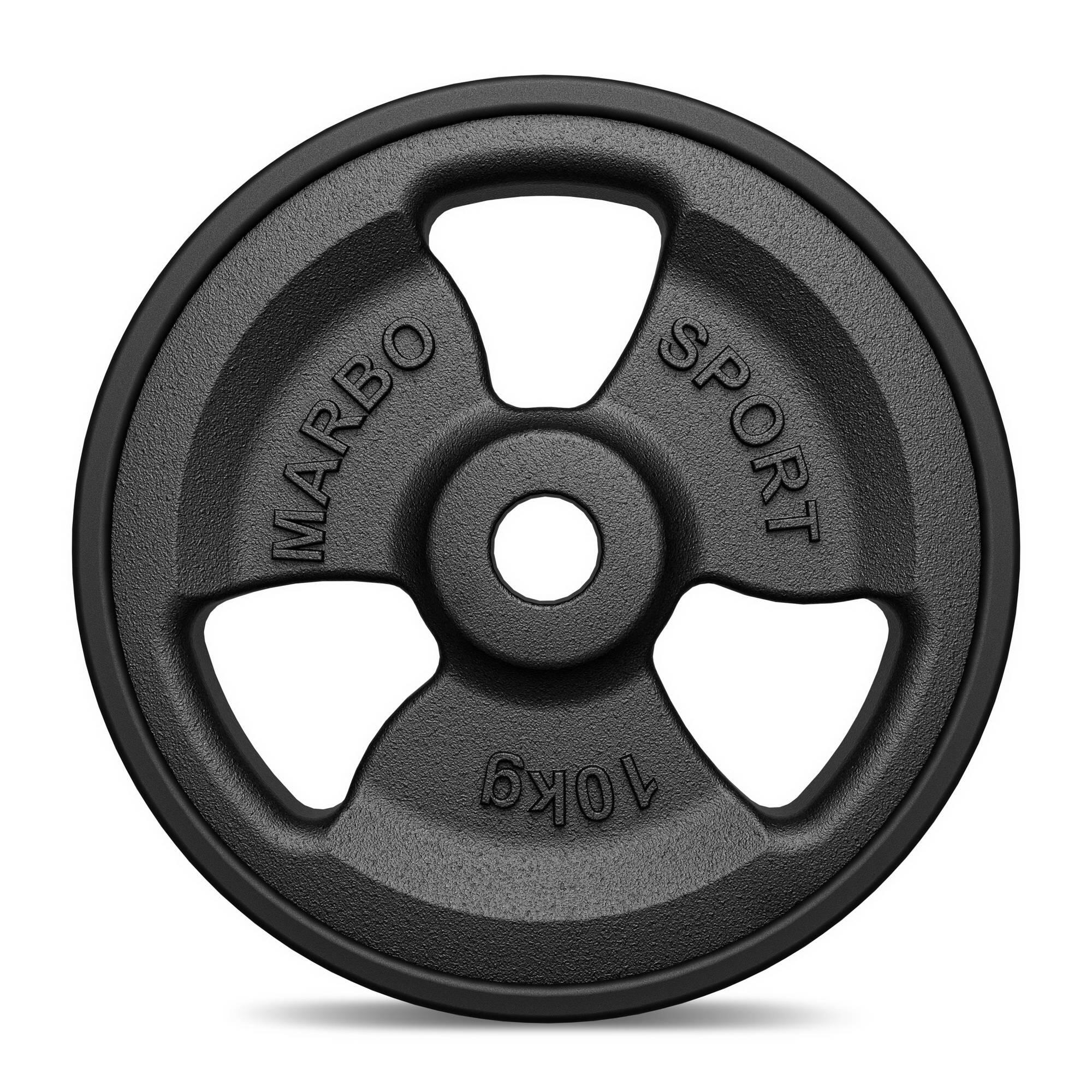 Obciążenie żeliwne gumowane 10kg Marbo Sport 3/5
