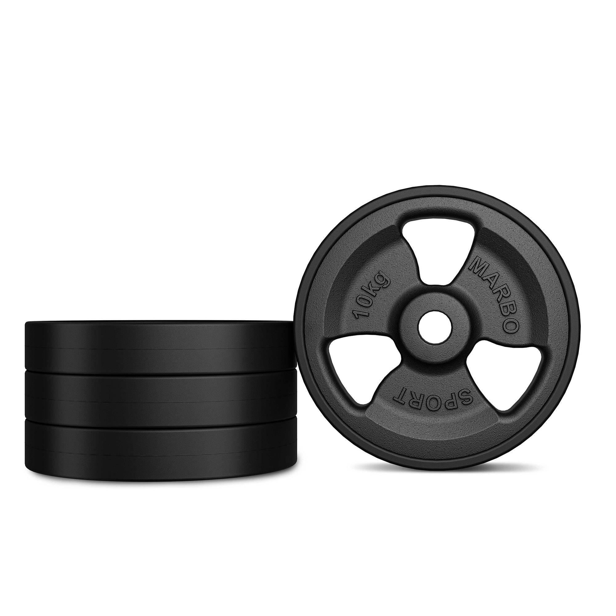 Obciążenie żeliwne gumowane 10kg Marbo Sport 2/5