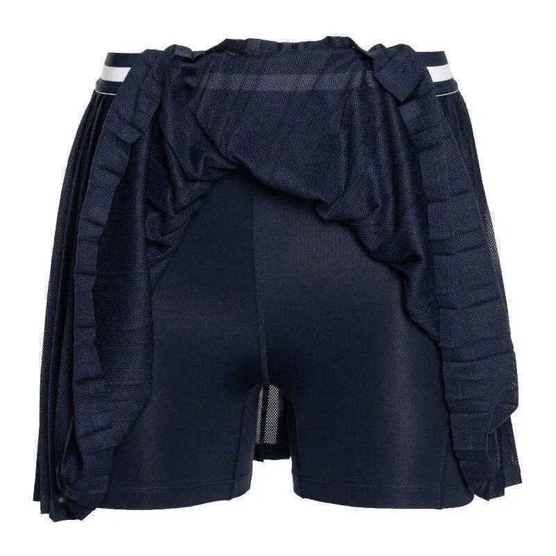 Gonna a pieghe Team da donna Blu scuro 4/5
