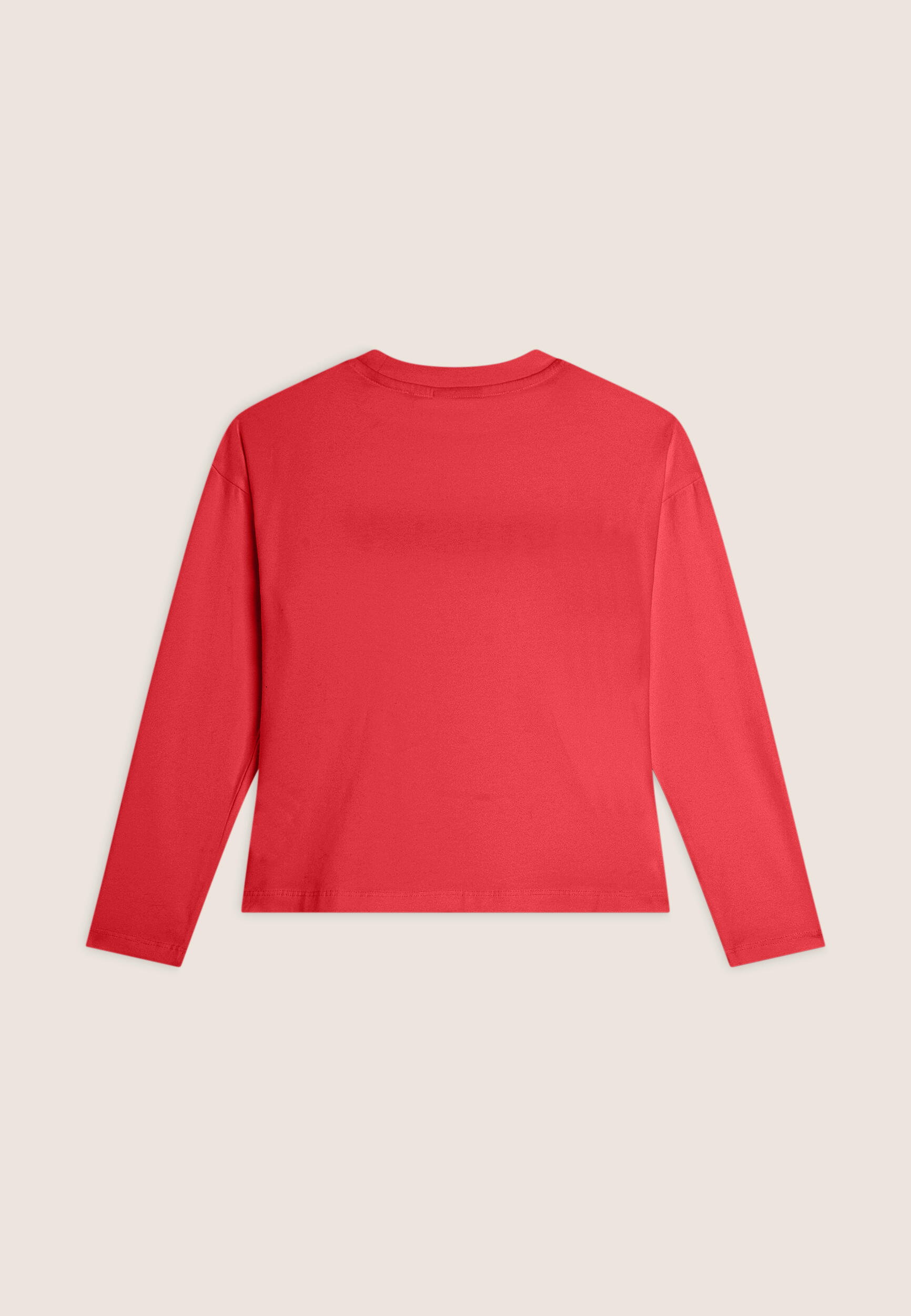 T-shirt da Bambina Manica Lunga con Logo Metallizzato 2/3