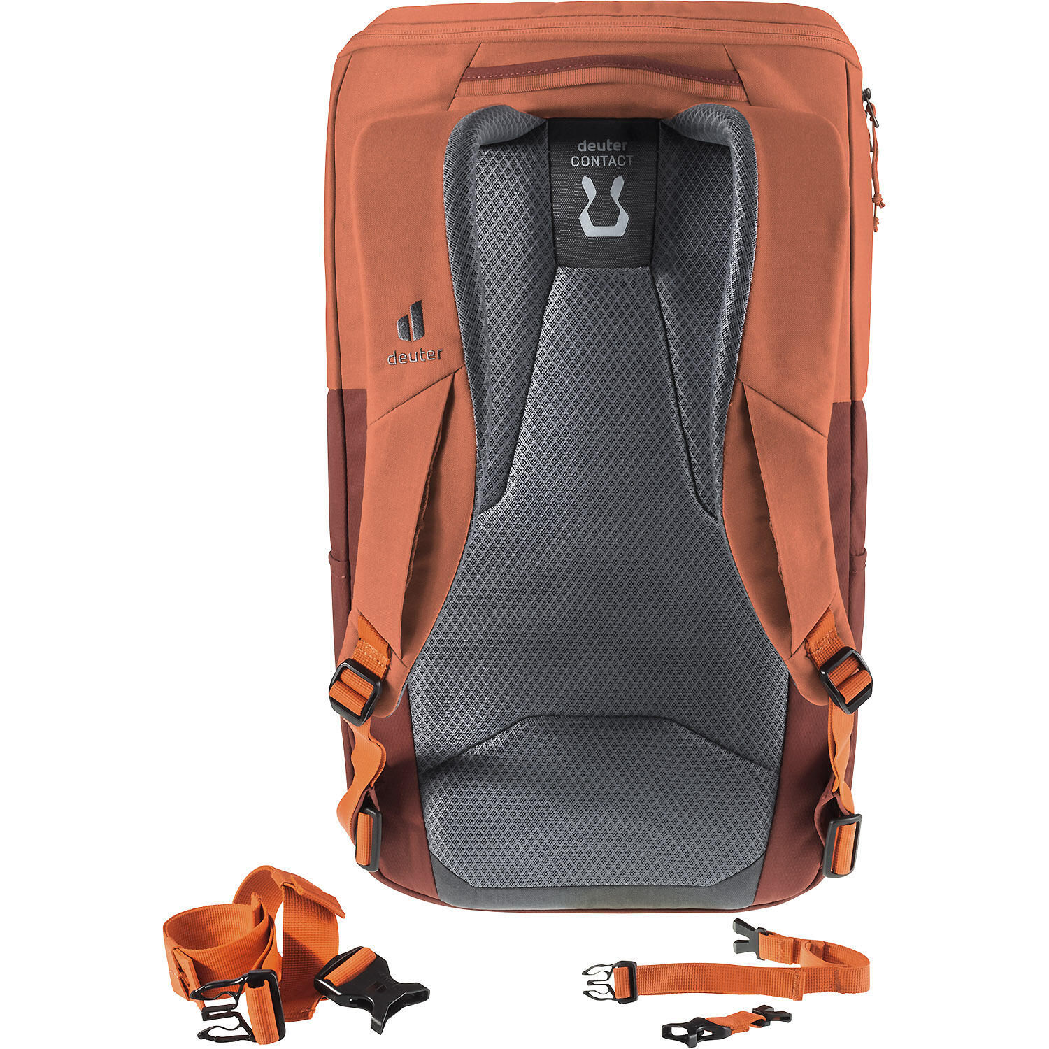 Mochila Deuter UP Stockholm 22L reciclada roja para ordenador y tableta 7/7