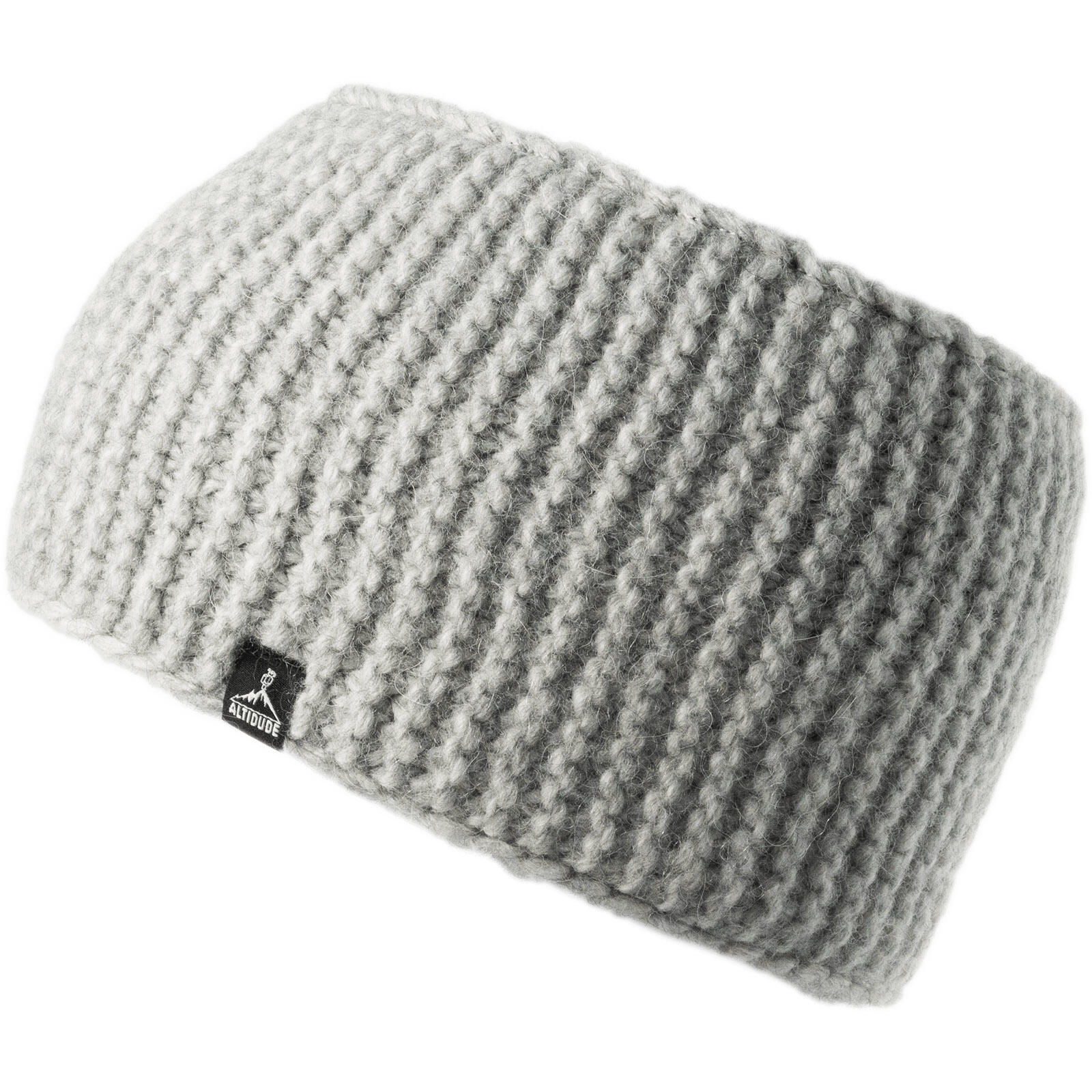 ALTIDUDE Merino Stirnband Cloud Grob Strick Kopfband Ohren Schützer Alpaka Wolle
