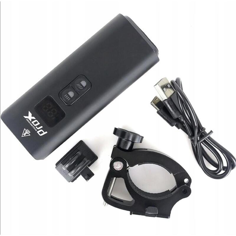 Far pentru bicicletă 2400 lumeni - Powerbank - LED - Reîncărcabil USB