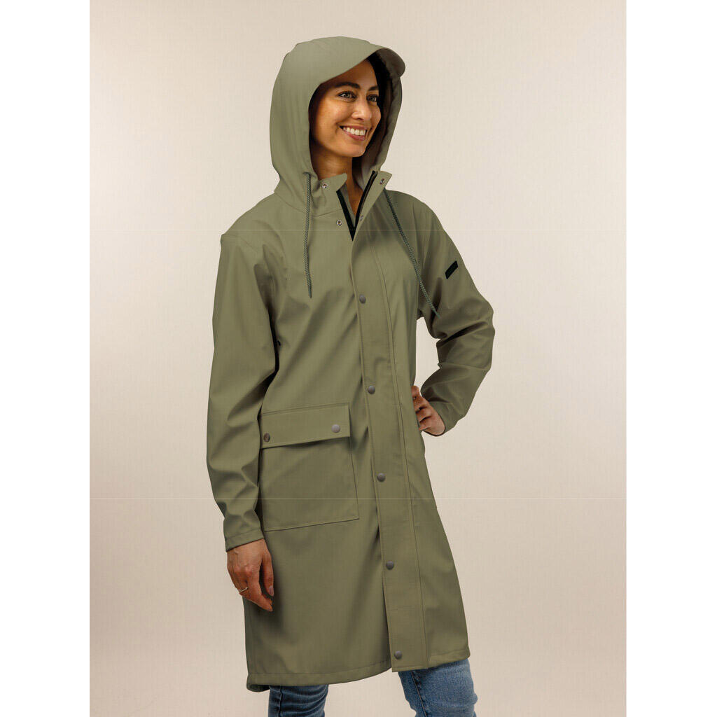 Mirage trenchcoat Rainfall Soft Touch maat M - groen 3/4