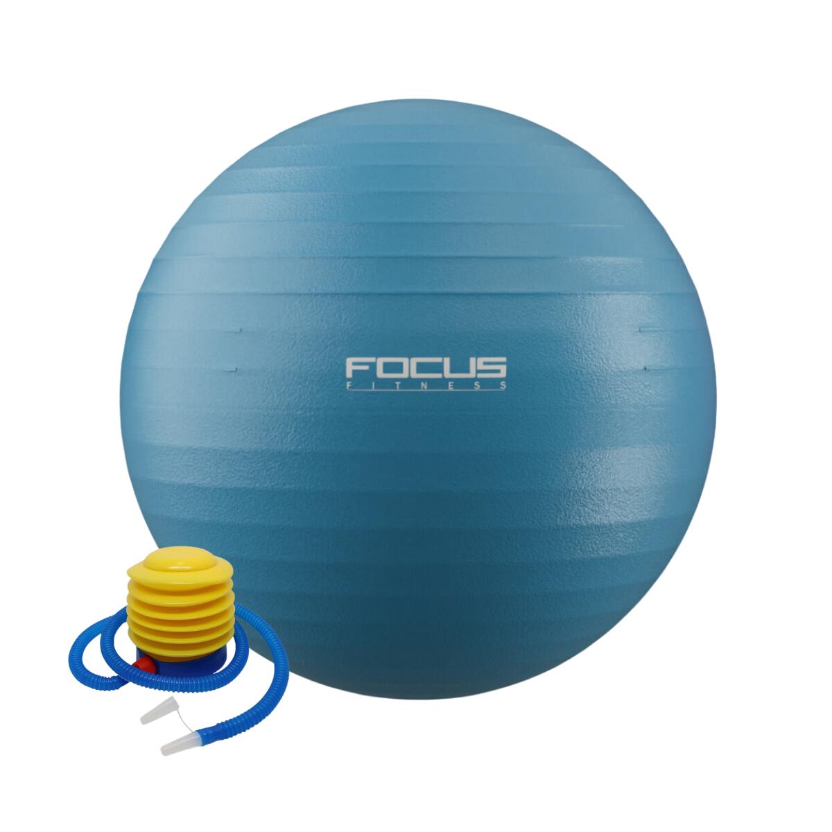 Gymnastikball - 55 cm - inkl. Fußpumpe 1/2