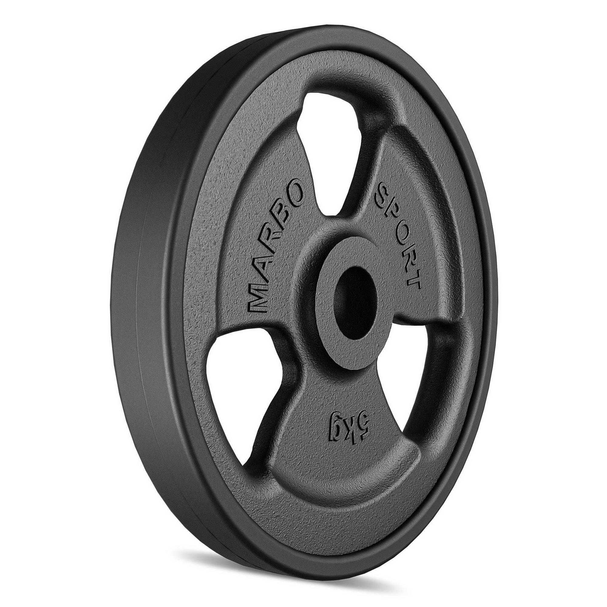 Obciążenie żeliwne gumowane 5kg Marbo Sport 4/5