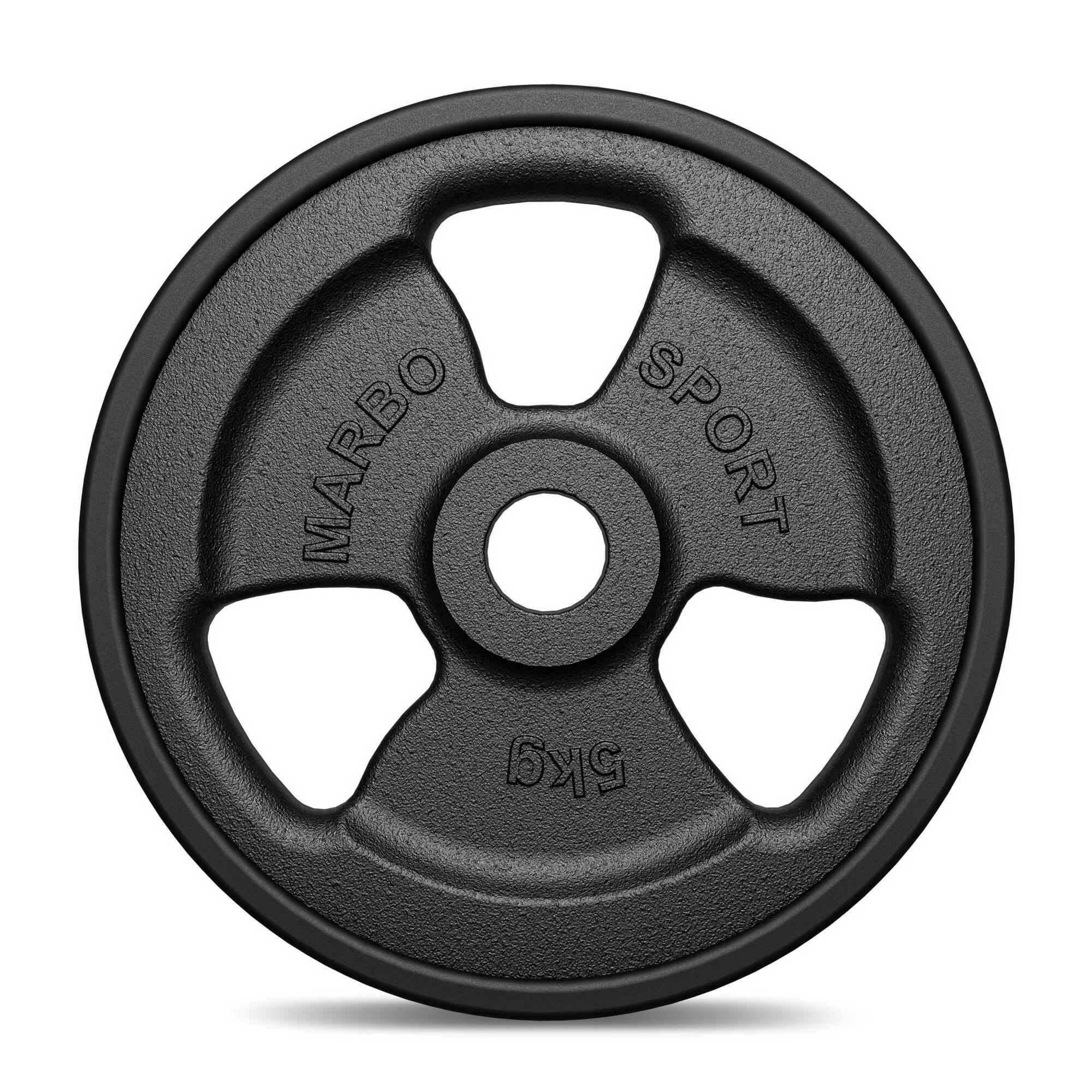 Obciążenie żeliwne gumowane 5kg Marbo Sport 3/5