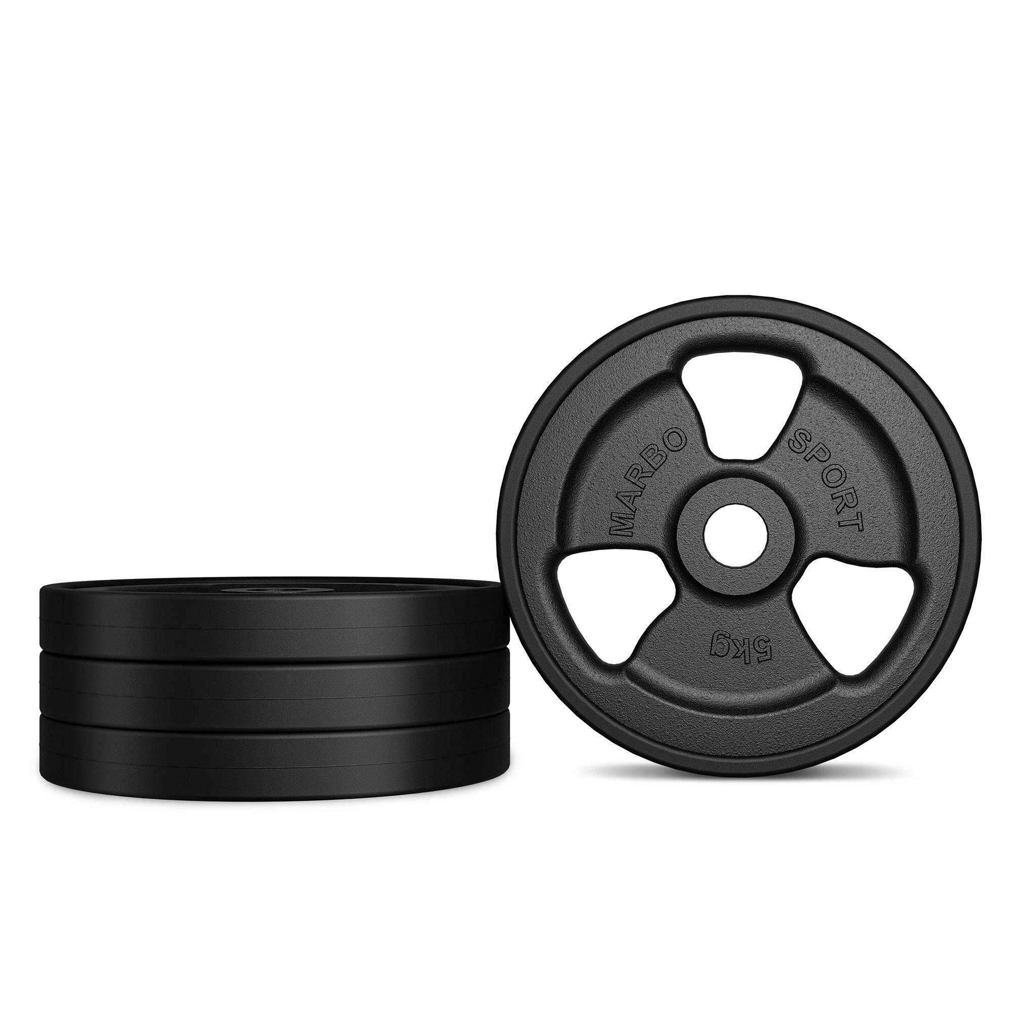 Obciążenie żeliwne gumowane 5kg Marbo Sport 2/5