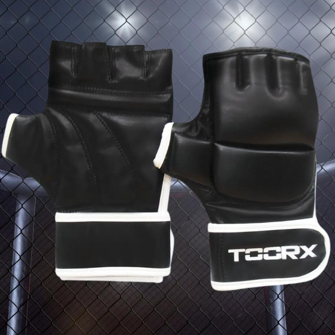 Gants MMA Cougar - Simili Cuir - Taille: S/M 4/4