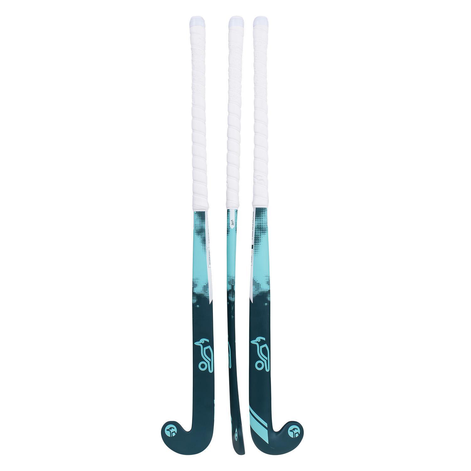 Wooden Nocturne Hockey Stick (Navy/Light Blue) 1/3