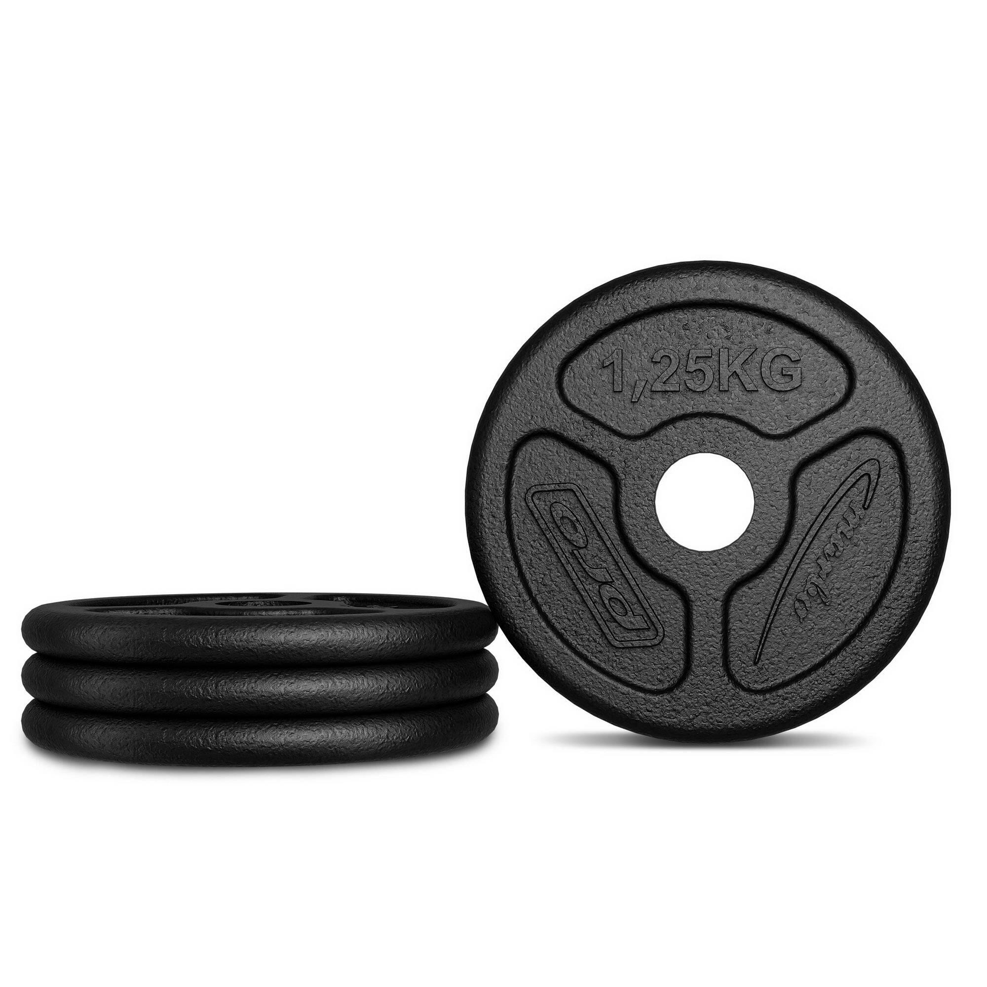 Obciążenie żeliwne SLIM 1,25kg Marbo Sport 2/4