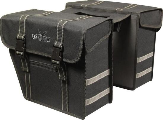 Groenlands Double Bicycle Bag City 25 litres noir