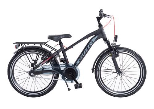 ALDO Aldo 20 inch peak 2.0 fiets alu mat zwart/rood