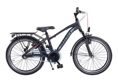 Aldo 20 Zoll Peak 2.0 Kinderfahrrad Aluminium Schwarz Rot