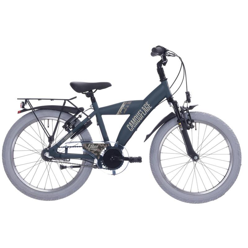 Bikefun Children's Bike 20 Bike Fun Camouflage avec Nexus 3 Matt Dark Green