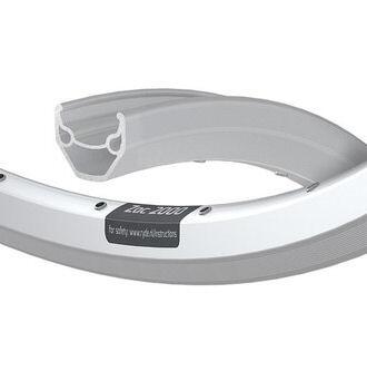 Ryde ZAC 2000 28" (622x19C) aro alumínio dupla parede 32 furos 14G prateado 2/4