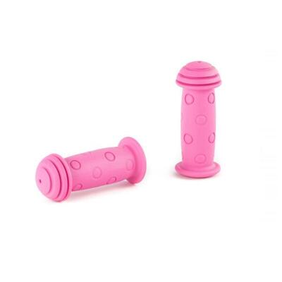 Rosa Kindergriffe - Fahrradaccessoires für Kinder (6 Stück)
