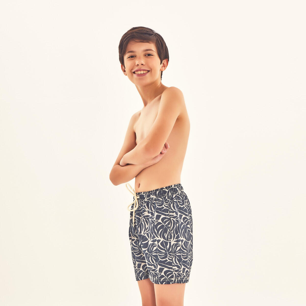 Short de bain garcon  UV Line 3/4