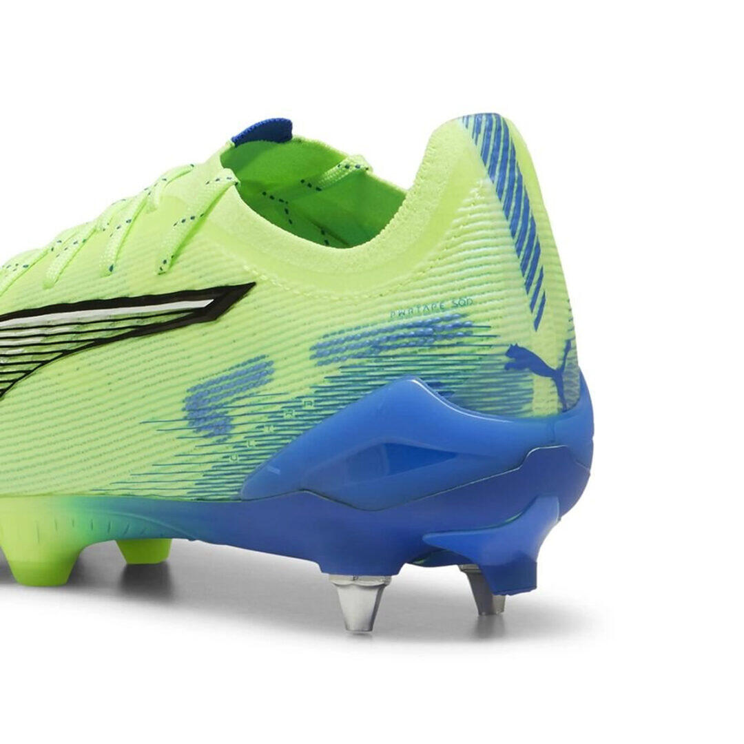 Crampons Puma Ultra 5 Ultimate MxSG Vert et bleu 2/7