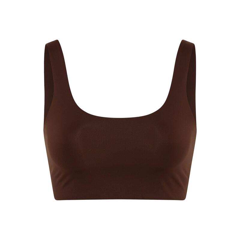 Dames Ronde Hals Bralette (Espresso)