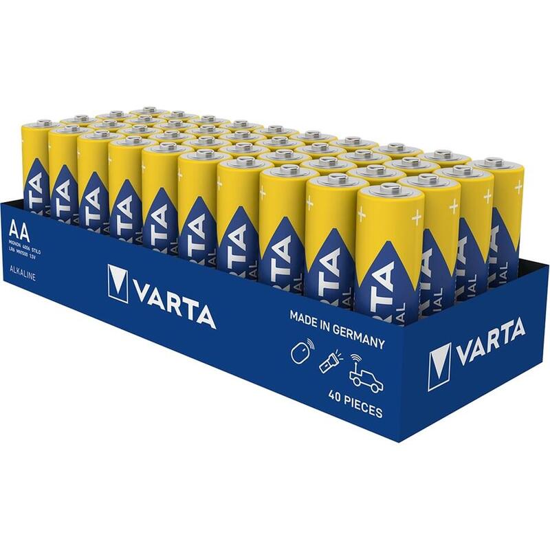 Varta aa/lr06 penlite alkaline bulk 40 stuks