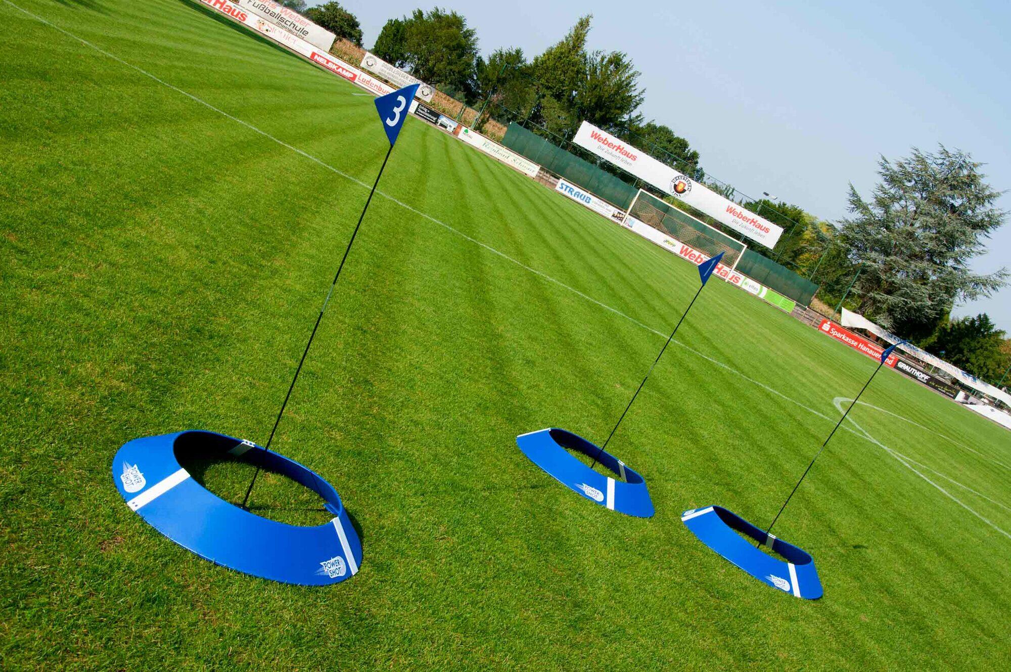 Kit de 6 cibles de FOOT GOLF avec cibles lumineuses 3/6