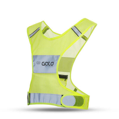 Gato kids x-vest veilig neon geel voor kinderen