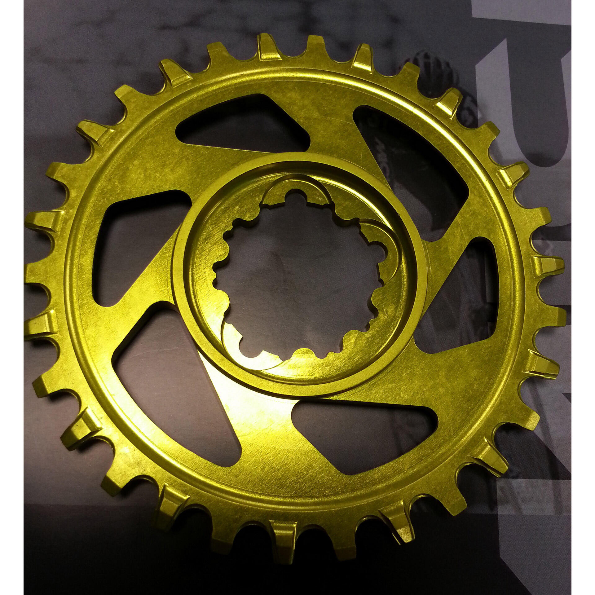 Aluminium-Tablett Miche XM DM Offset Sram 1x11V 6mm 2/4