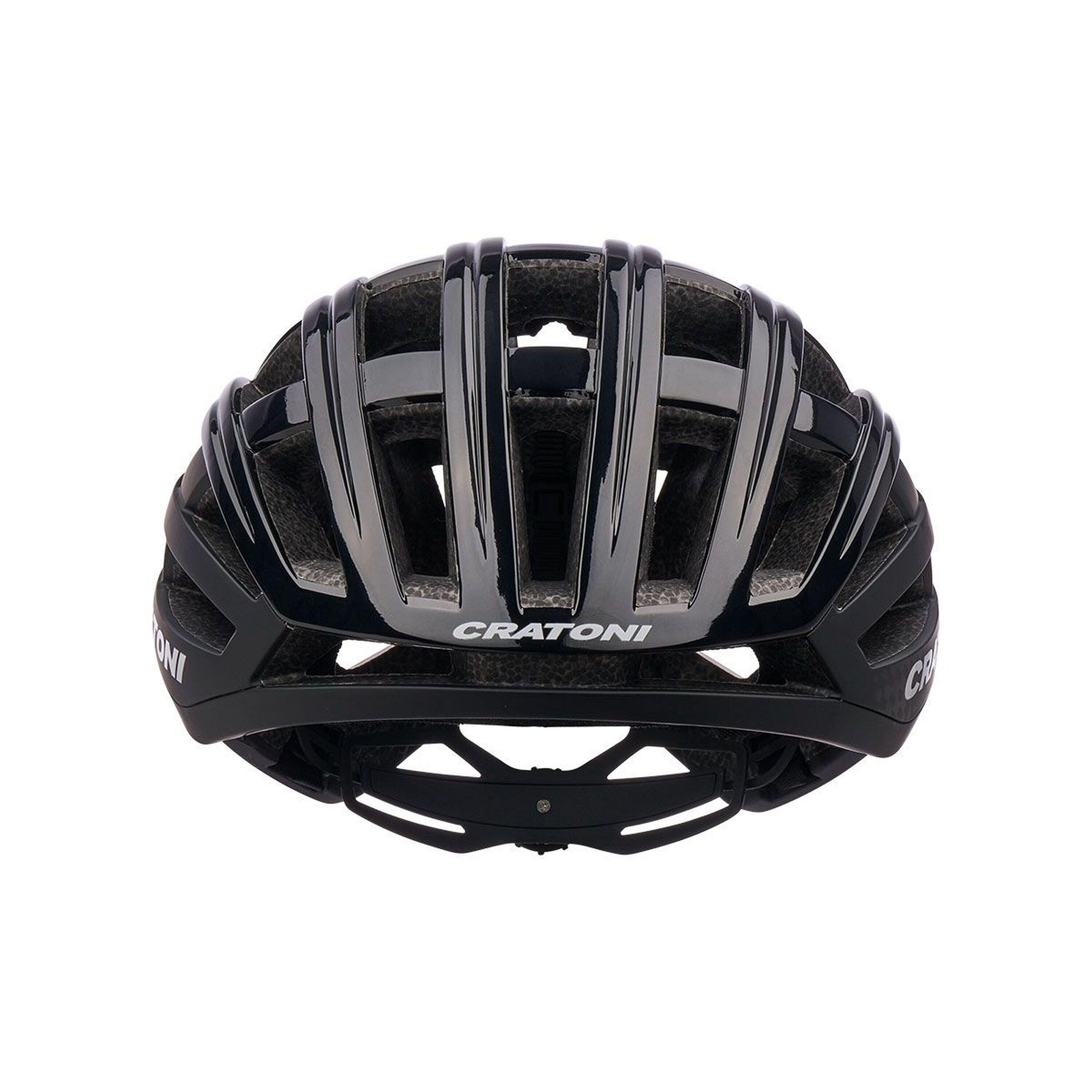Casque vélo course/gravel C-AirLite, black glossy 3/4