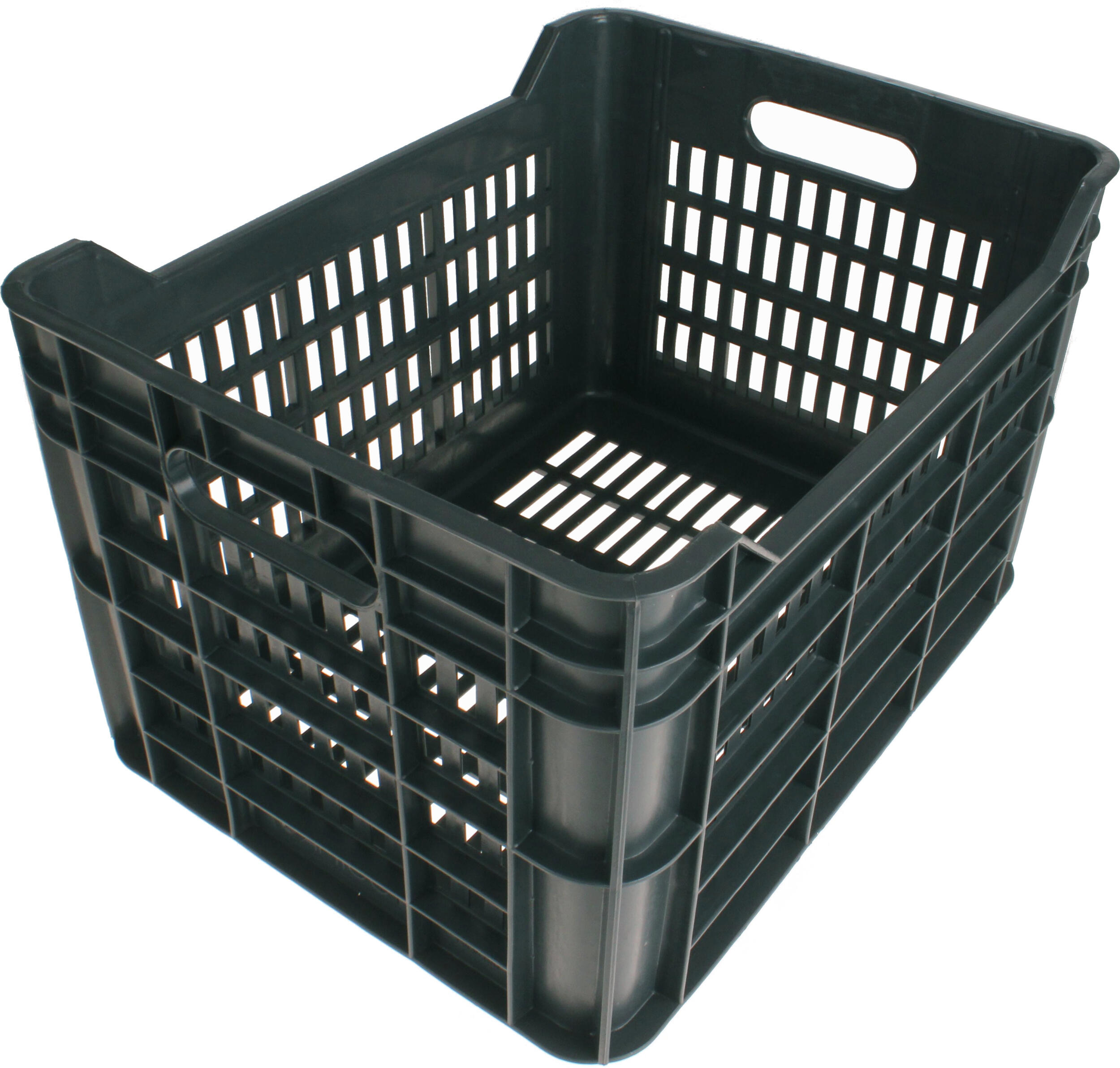 AMIGO fietskrat 30 liter 100% gerecycled kunststof donkergrijs 5/7