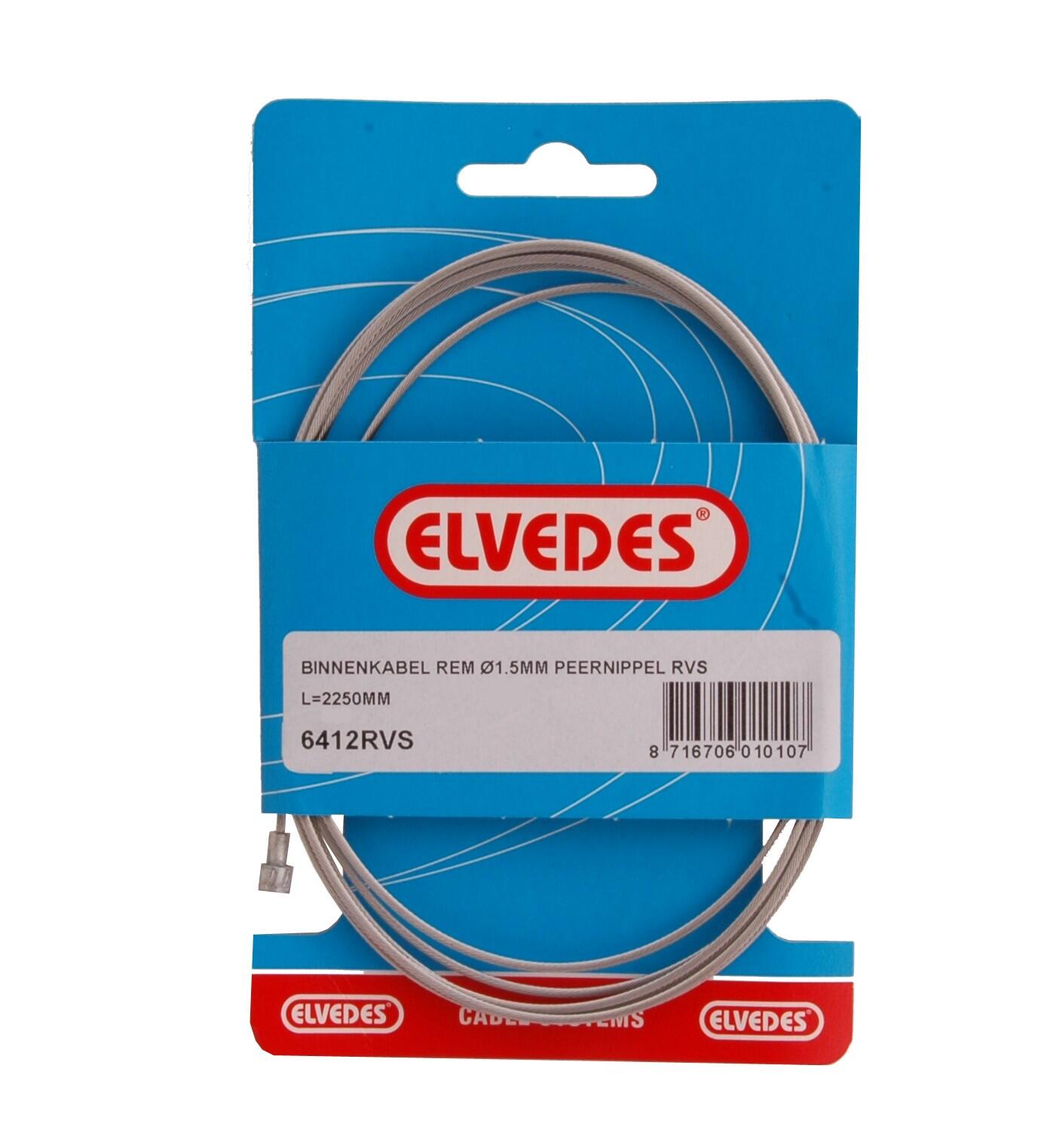ELVEDES Elvedes Koppelingskabel Binnen Peer RVS - 2250mm