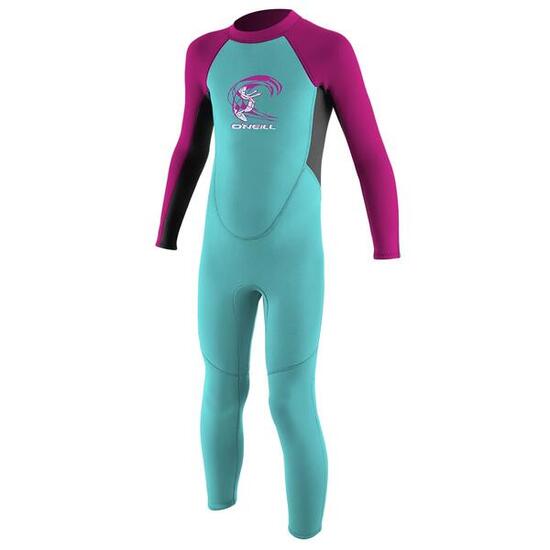 Combinaison de Surf 2mm Zip Dos Reactor - bleu / Berry - Enfant