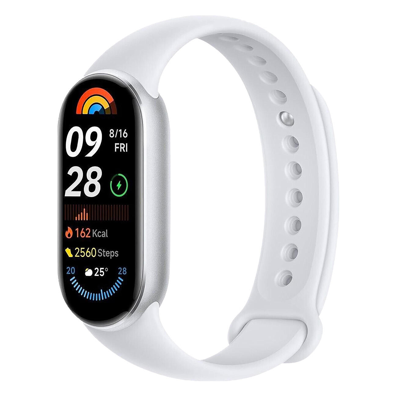 Braccialetto connesso Xiaomi Smart Band 9 Argento AMOLED 2/6