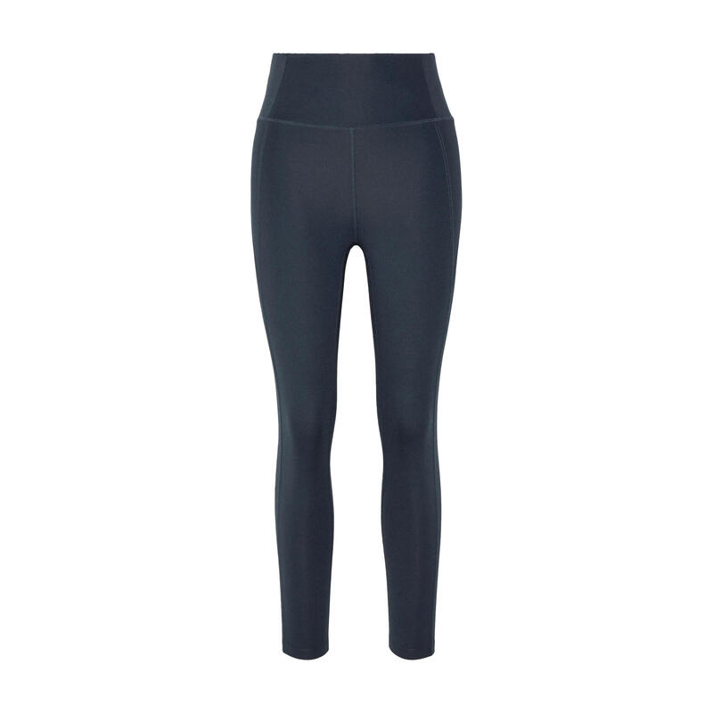 Dames Compressieve Lange Legging Met Hoge Rise (Middernacht)