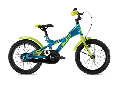 ALDO Aldo 16 inch powerbike blauw/lime 9264