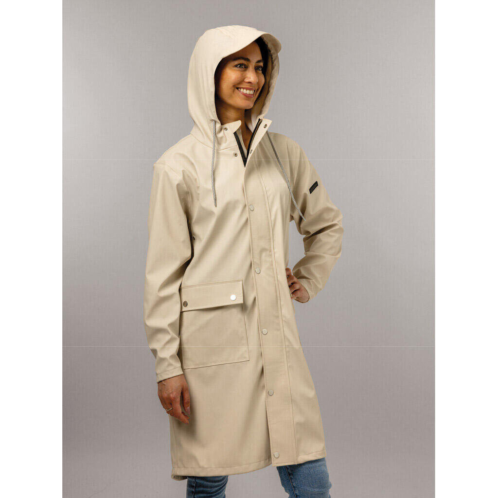 Mirage Regenjas Rainfall Trenchcoat – Polyester Soft Touch, off-white, XL. 3/6