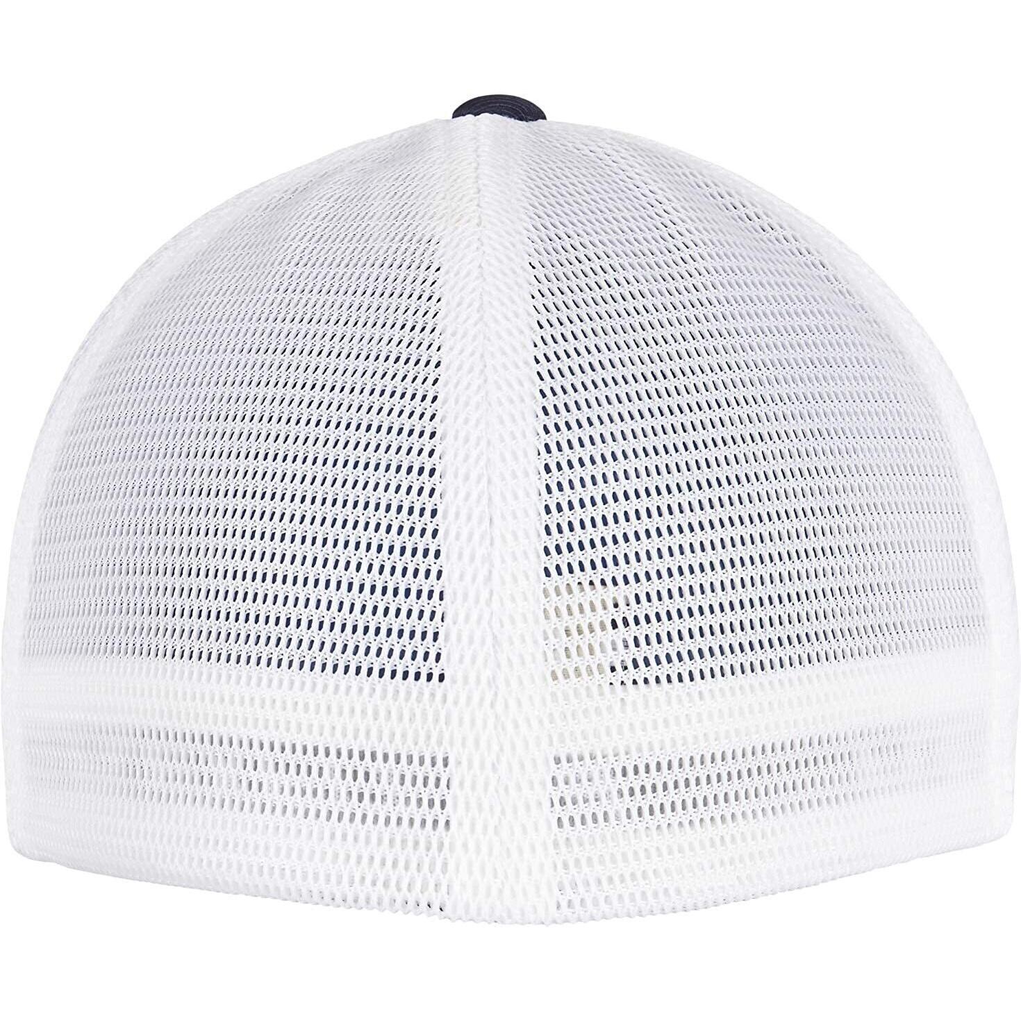 Unisex Adult Omnimesh Mesh Two Tone Cap (Navy/White) 2/3