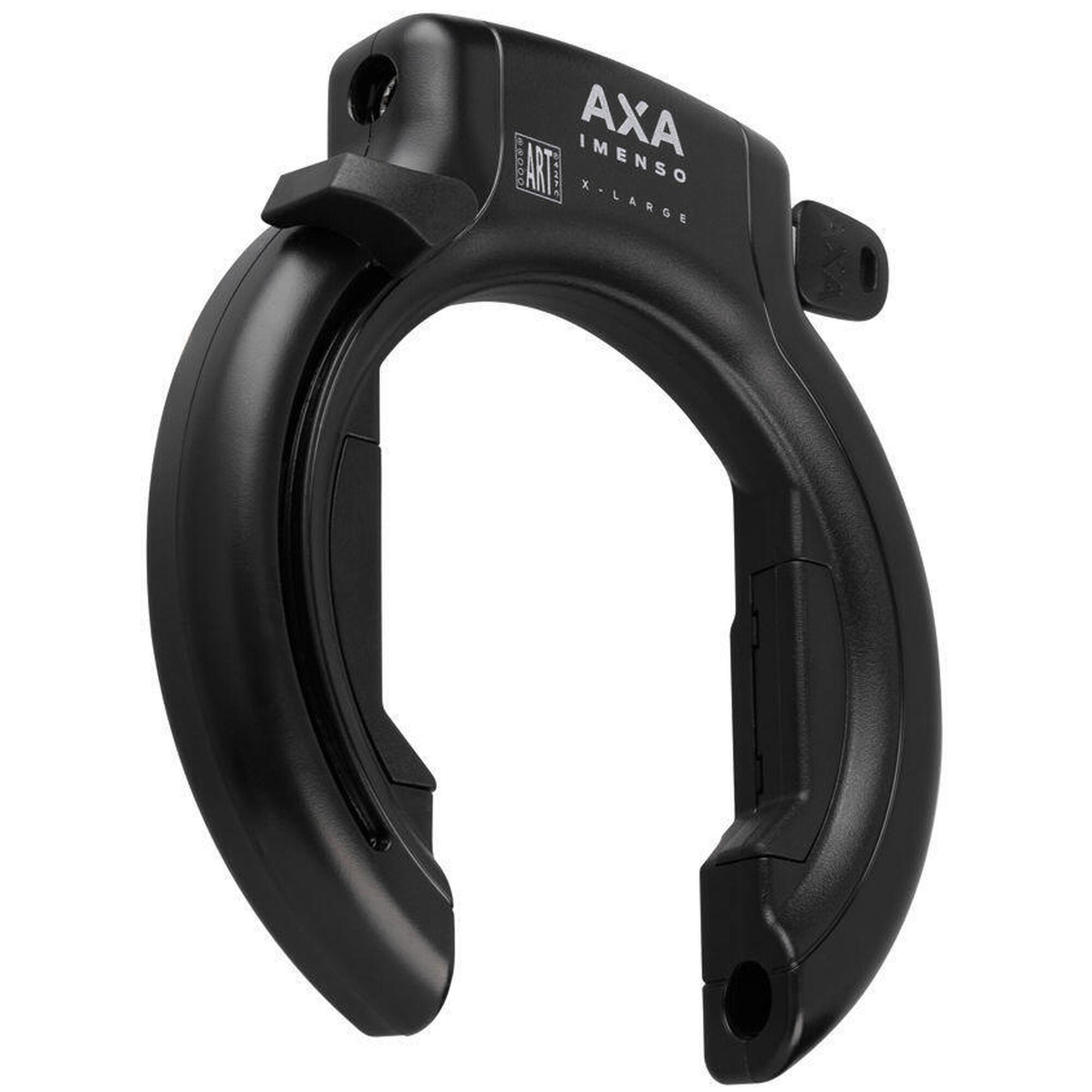 Axa Ringslot imenso x grand avec une clé fixe noire (emballage d'atelier)