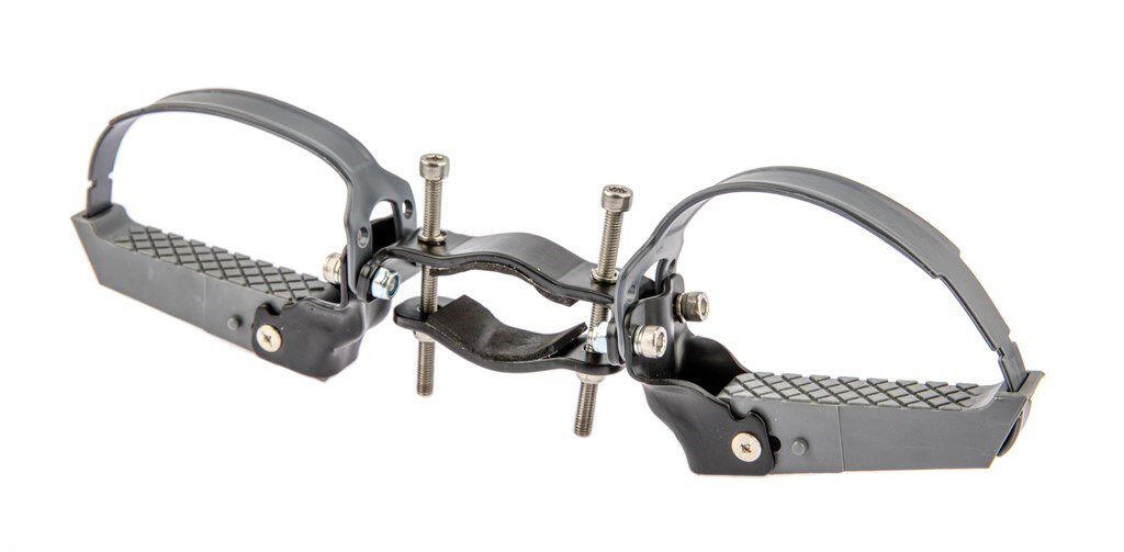 Opvouwbare Voetsteunen Mirage met Rubberriem en Frameklem 2/4