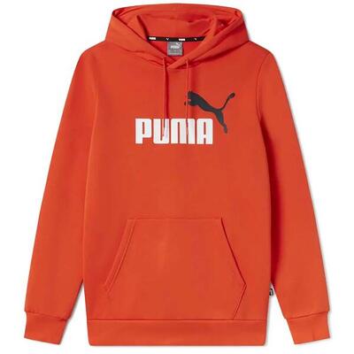Puma ess+ 2 sweatshirt met groot logo hoodie fl volwassenen