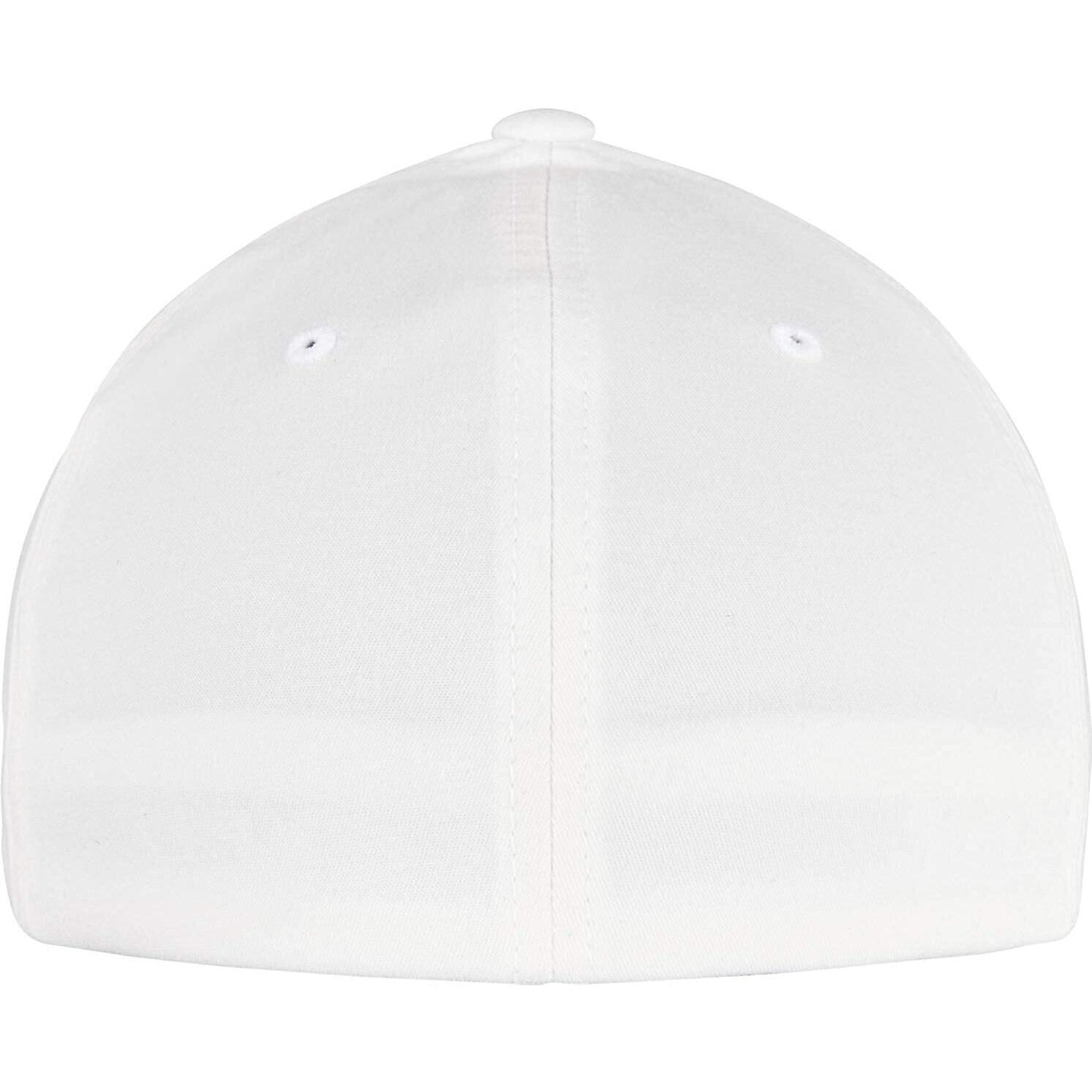 HerrenDamen Unisex BaseballMütze "Alpha Shape" Damen und Herren Weiß 2/3